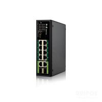 Промышленный POE коммутатор на 8 портов NAVIGARD PM3012FSI ( 8 PoE 10/100 Мбит, 2 UPLINK 1000Мбит)