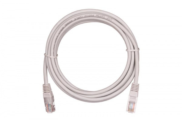 Коммутационный шнур NETLAN U/UTP 4 пары, Кат.5е (Класс D), 100МГц, 2хRJ45/8P8C, 1,5м
