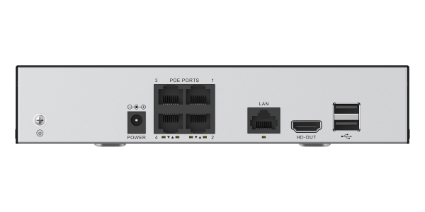 IP видеорегистратор NAVIGARD ND-NVR3004S1POE Lite  (4CH/Питание PoE/1 HDD/+5 доп каналов)