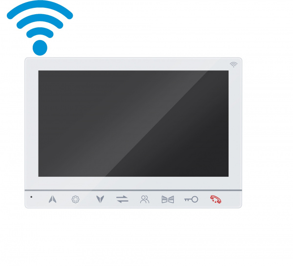 Видеодомофон Navigard NVM-710FHD-W WIFI (7/2мп/AHD/WiFi)
